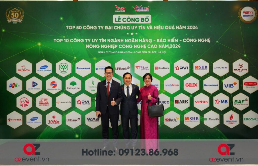 Lễ công bố top 50 công ty đại chúng uy tín và hiệu quả năm 2024